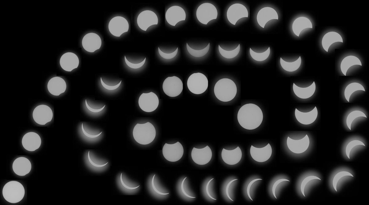 An amazing time-lapse photo of the total solar eclipse on Monday, April 8, taken by BIDMC Department of Radiology Chair Dr. Jonny Kruskal. #Eclipse2024 #SolarEclipse2024