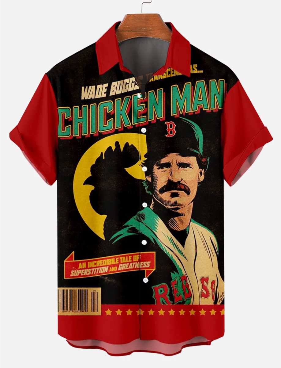 Just ordered this bad boy! I cannot wait to wear this! 😂💪🏻🐔🐓🍗⚾️ @ChickenMan3010 @RedSox @baseballhall