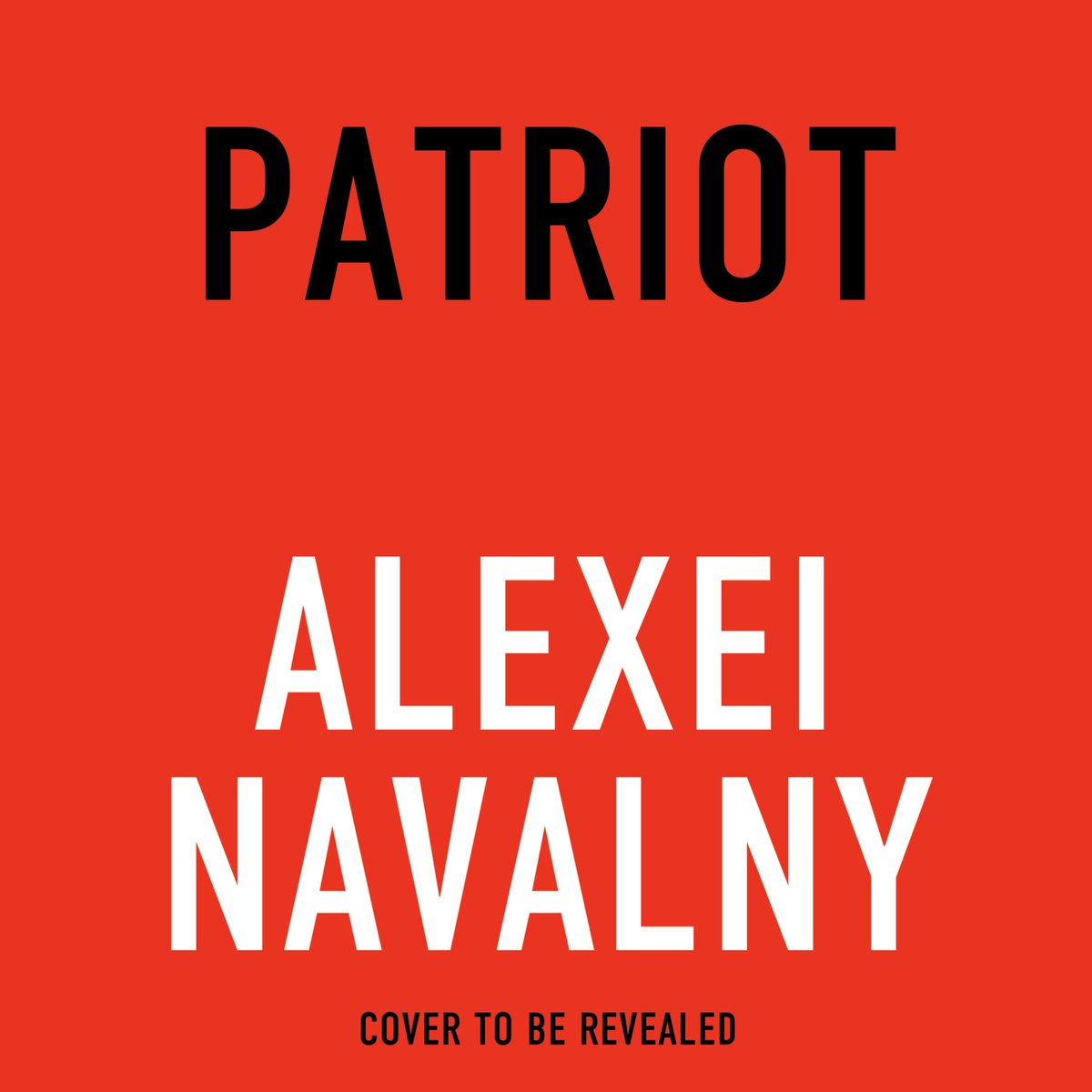 Alfred A. Knopf will publish Alexei Navalny’s memoir, PATRIOT, on October 22, 2024.

"Sharing his story will not only honor his memory but also inspire other to stand up for what is right and to never lose sight of the values that truly matter."
—Yulia Navalnaya