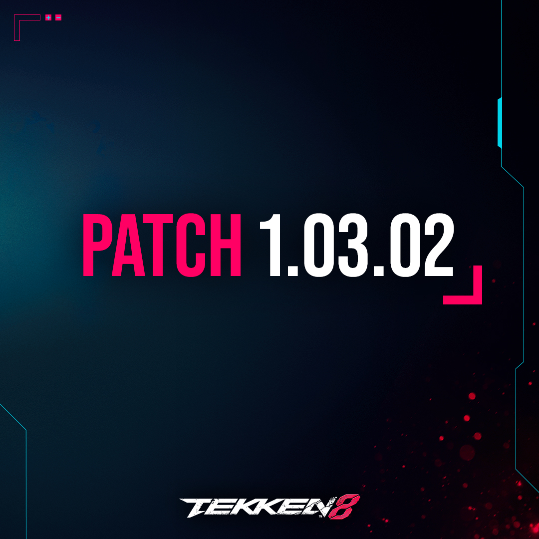 ¡Atención, luchadores! El parche 1.03.02 llegará el martes 16 de abril a las 04:00 CEST 💥 Más información ➡️ bnent.eu/Tekken8Patch10…