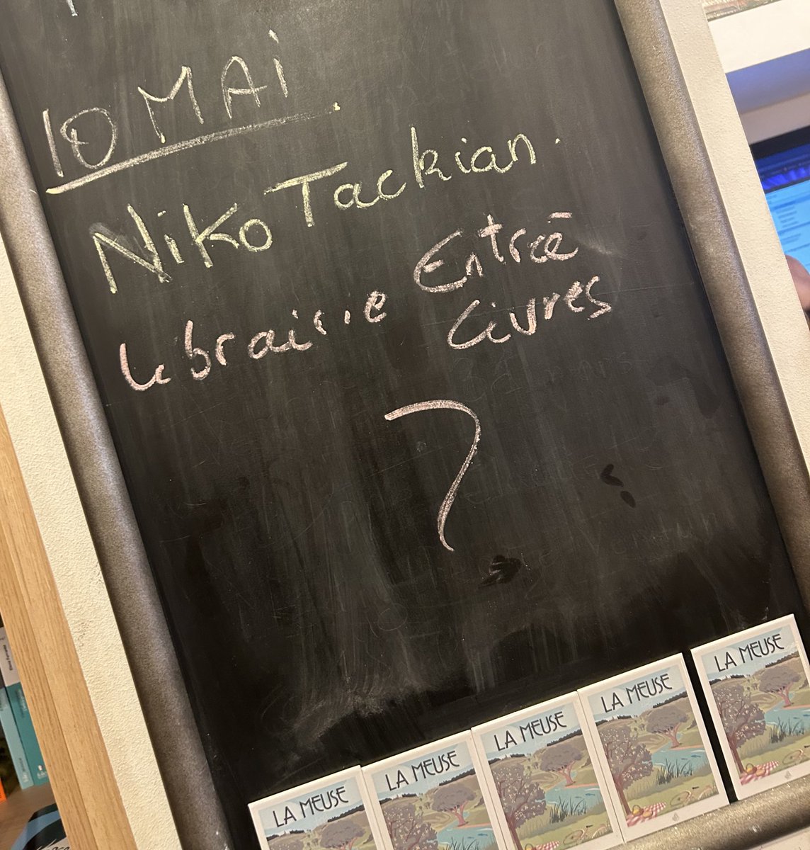 MiskatonicAsso (@miskatonicasso) on Twitter photo Si vous voulez discuter polar et / ou Cthulhu avec <a href="/NicolasTackian/">NikoTackian</a> à Verdun le 10 mai rendez vous à la librairie Entrée Livres Si vous voulez discuter polar et / ou Cthulhu avec <a href="/NicolasTackian/">NikoTackian</a> à Verdun le 10 mai rendez vous à la librairie Entrée Livres