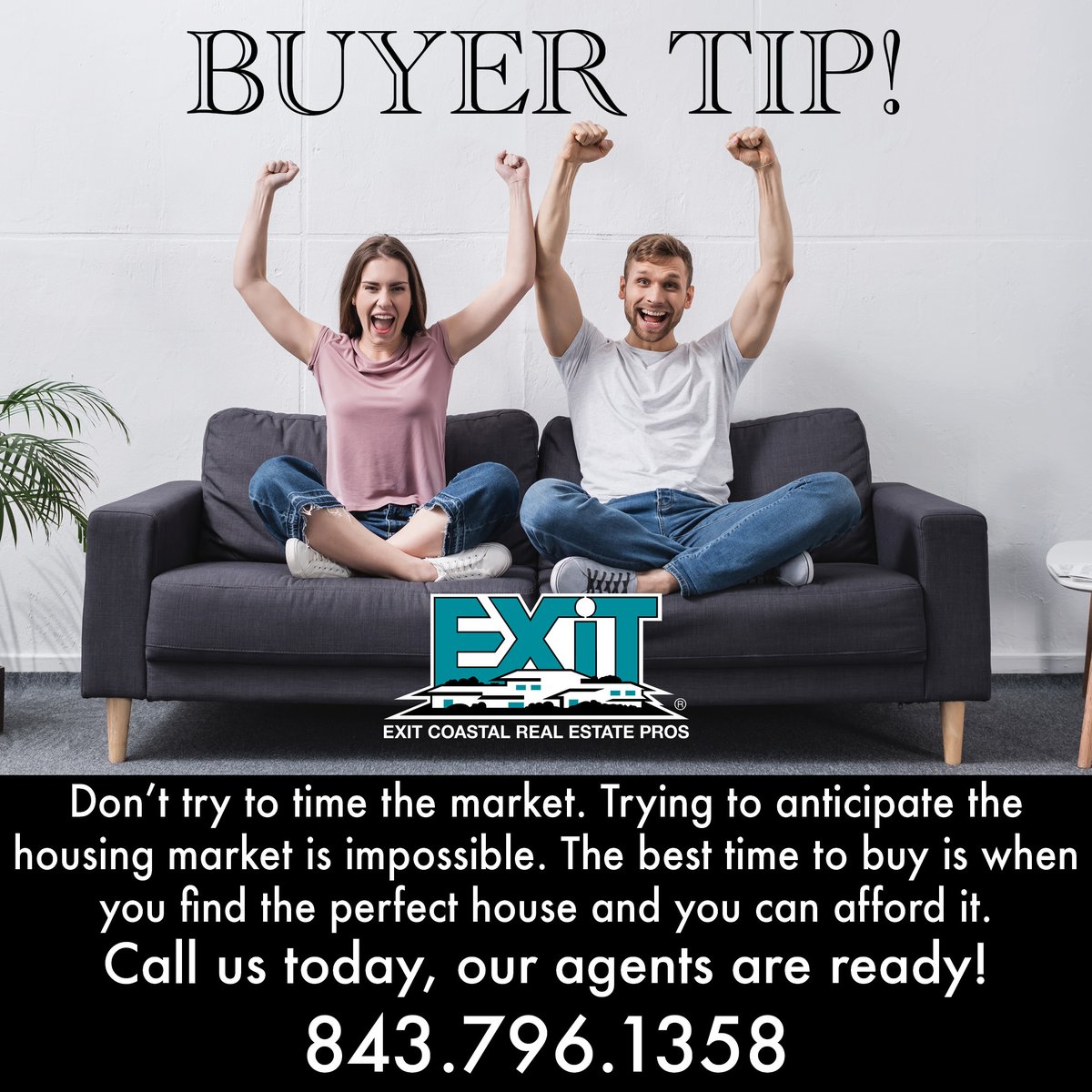 Here's a tip for home buyers!

#EXITCoastalRealEstatePros #EXITRealEstate #SCHomes #RealEstate #SoldWithStyle #HomeBuyingMadeEasy #EXITRealty #EXITCRP #MyrtleBeachRealEstate #EXITRealtyIsGrowing #EXITisEverywhere #LoveEXIT #CoastalRealEstate #MyrtleBeach #SellMyrtleBeach...