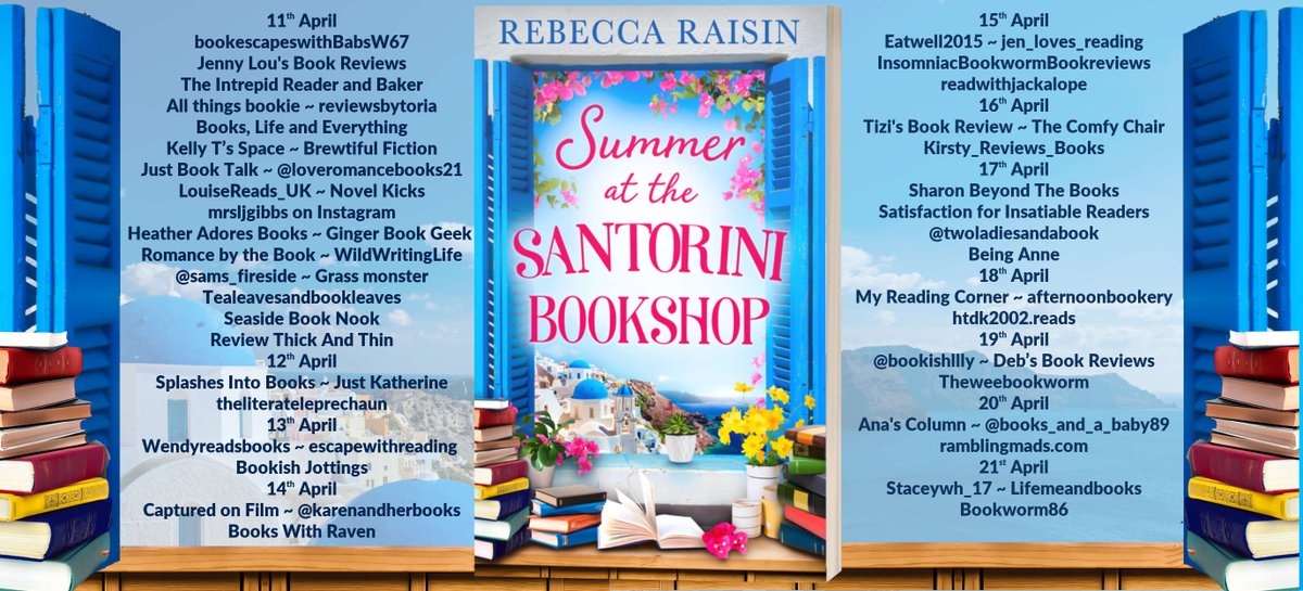 'The perfect summer read.' says @LouiseReadsUK about Summer at the Santorini Bookshop by @jaxandwillsmum @HQstories instagram.com/p/C5m_iigIMcd/