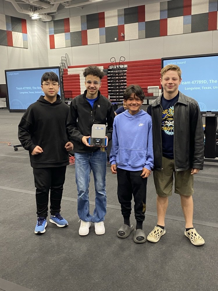 Congratulations to team 47789 D - The Mechanics - for solidifying their invitation to compete in the Vex Worlds Championship!