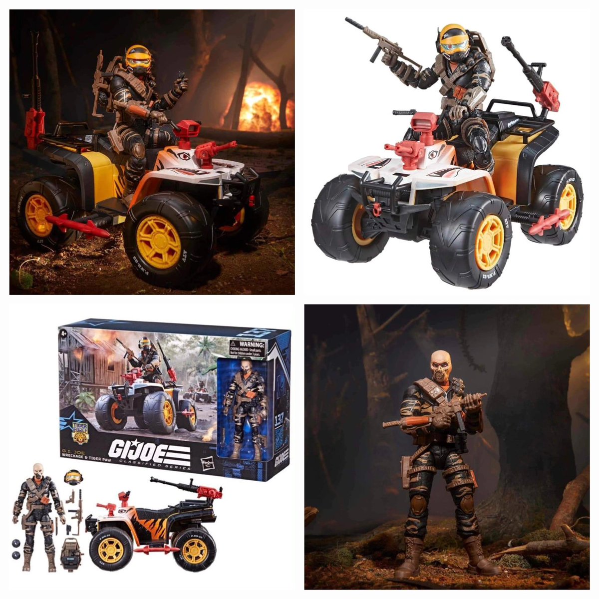 💥#UPDATE'D ALERT (sold out)💥 #Statoversians! 👁🌛👁 🫶 Hasbro G.I. Joe Classified Series 6' Tiger Force Wreckage & Tiger Paw ATV is NOW up for preorder at Hasbro Pulse for Pulse Premium Members for ONLY ($54.99)! #yojoe #Gijoe #toynews TSO'VIN!! hasbropulse.com/products/g-i-j…