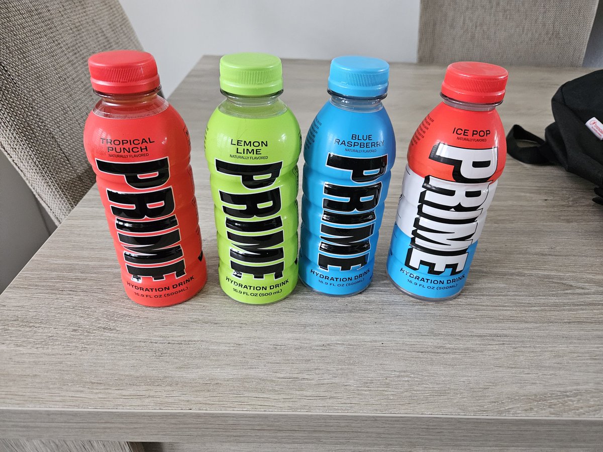 jimrensen1's tweet photo. Just got home from a awesome @WrestleMania trip! @LoganPaul please make these @PrimeHydrate available in The Netherlands as soon as possible. We tried all the flavors we could find and they all taste amazing! New favorite drink! https://t.co/3VhJH3bqAp