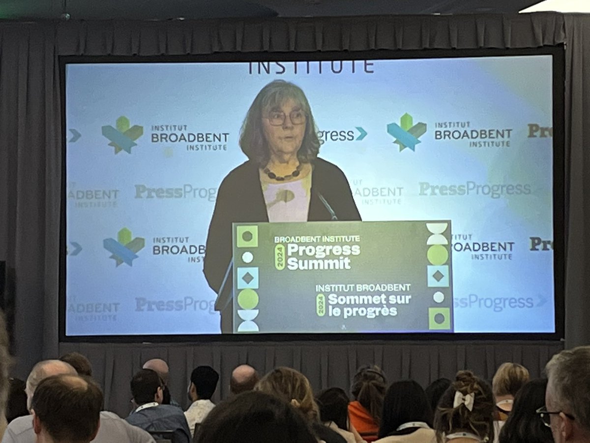 Great start to #Broadbent2024 @broadbent. Frances Abele spoke about Ed Broadbent’s Social Democratic vision: ✅ Pragmatic leadership without sacrificing principles ✅ Economic/Social rights, the freedom to flourish ✅ Democratic control of state/corporate power. Strong unions 💪