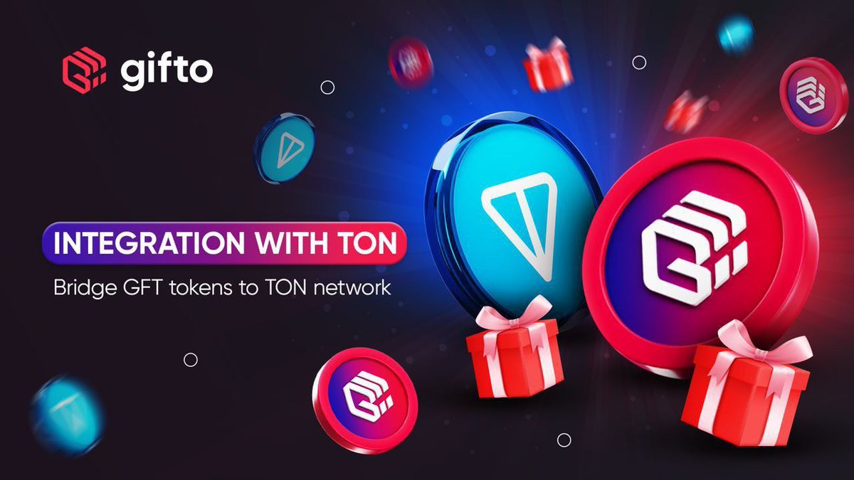 Gifto believes in the uprising TON's Blockchain, therefore we commited to integrate with @ton_blockchain and bridge GFT tokens to TON network. Gifto will develop a mini app on Telegram for our gifting product. Stay Tuned for more. @GiftoMetaverse #GFT