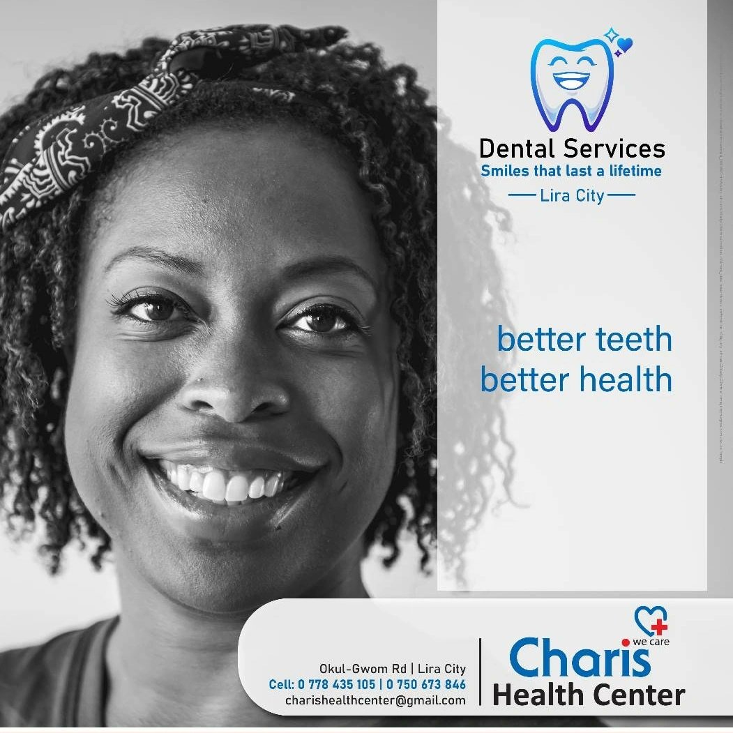 JamenyDental's tweet photo. Our Lira branch is always ready to serve you!
Find us at Charis Medical Centre,Okul-Gwom Rd.
See you there!!
#betterteeth
#betterhealth
#JamenyDentalSurgery https://t.co/UPj6tMbFUc