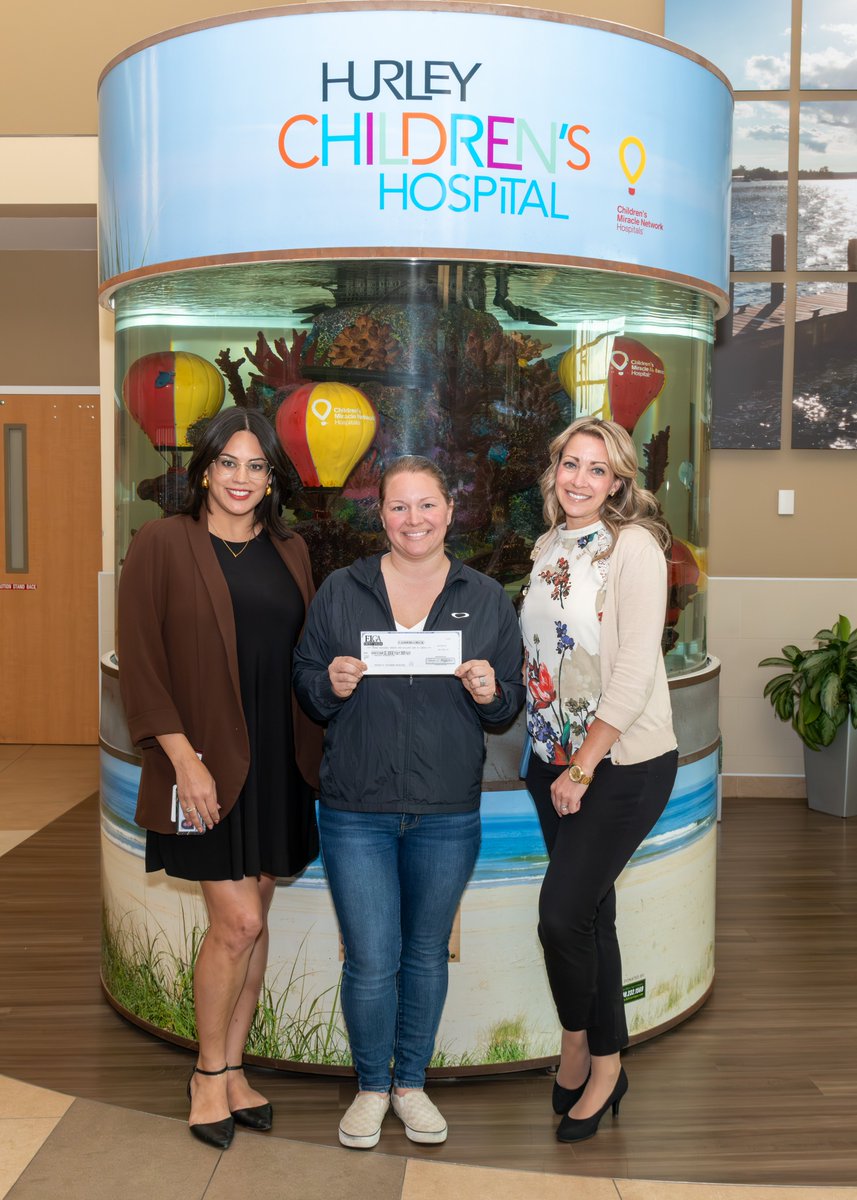 Tiffany Lechota has presented Hurley Pediatric Services with a $3,022 donation from her Rock Your Socks event in honor of World Down Syndrome Day at Birch Run Speedway. Donate like Tiffany: justgiving.com/campaign/chw-24