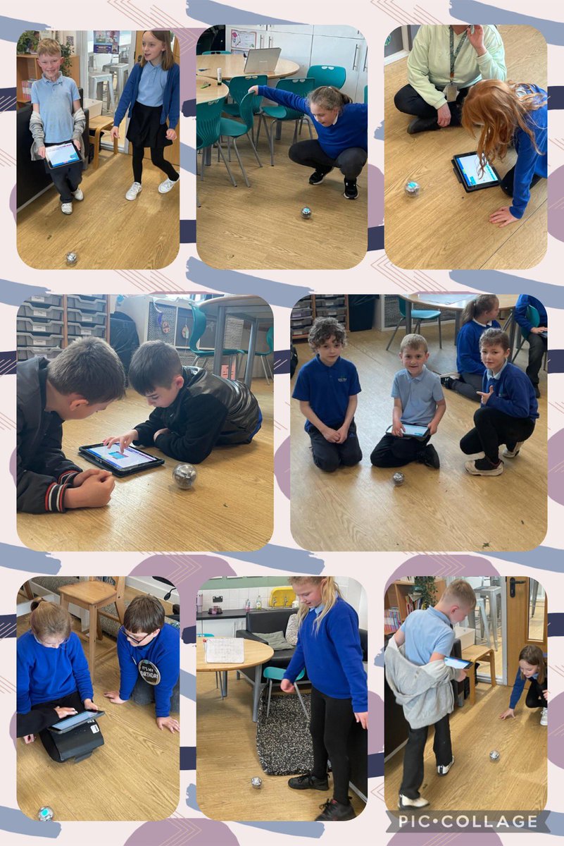 Dosbarth pine have started there new digital inquiry this afternoon. Learning to program sphero bolt to help the world and beyond 🤖🦾🪐👨🏽‍💻👩🏿‍💻#spherobolt