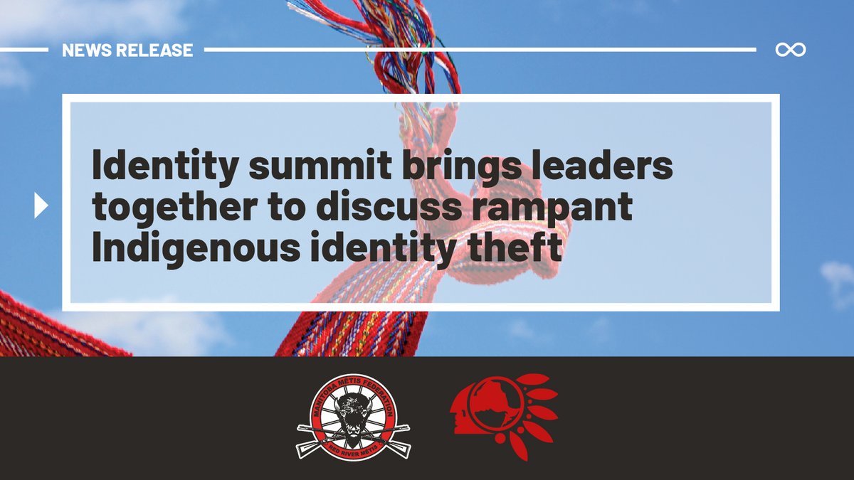 Your #RedRiverMétisGovernment and the Chiefs of Ontario are pleased to announce an Identity Summit aimed at tackling rampant identity theft faced by many Indigenous Nations in Canada today. Visit mmf.mb.ca/news/identity-… to read more.