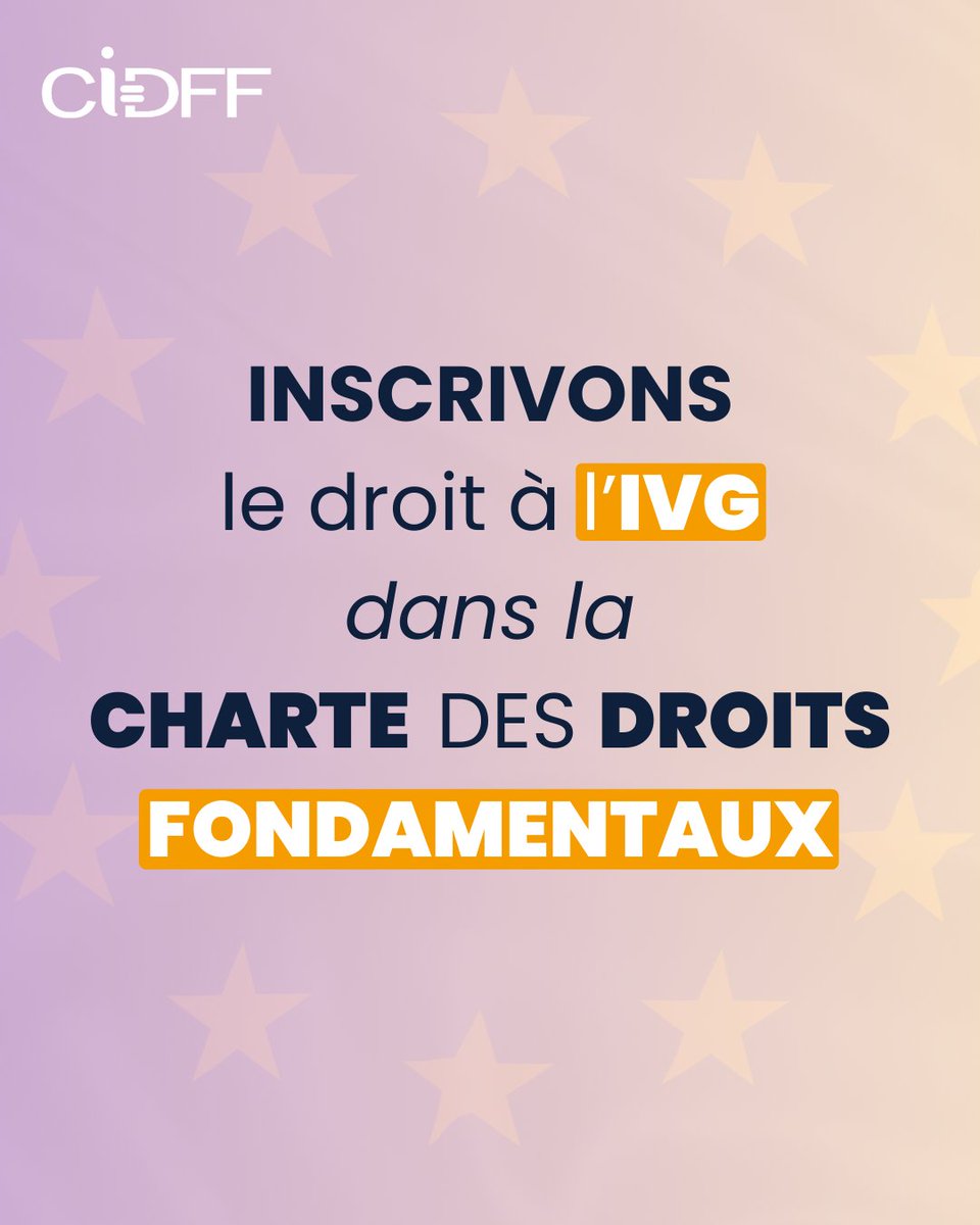 🇪🇺 Le Parlement européen vient de se prononcer en faveur de l'inscription du droit à l'IVG au sein de la Charte des droits fondamentaux de l'Union européenne. Une victoire symbolique qui doit se traduire en actes. L'IVG est un droit fondamental. Garantissons-le dans toute l'UE !