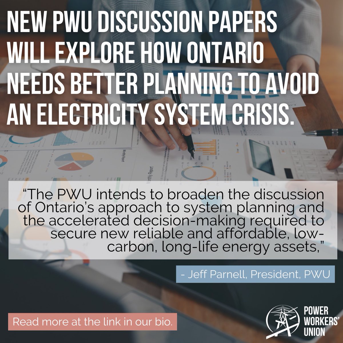 A new discussion paper was released today by the PWU conversation on better ways for Ontario to meet its growing electricity demand in a lower cost, lower carbon, and more reliable, affordable and timely manner. Read more at the link in our bio! 🔗 #PWUConnects
