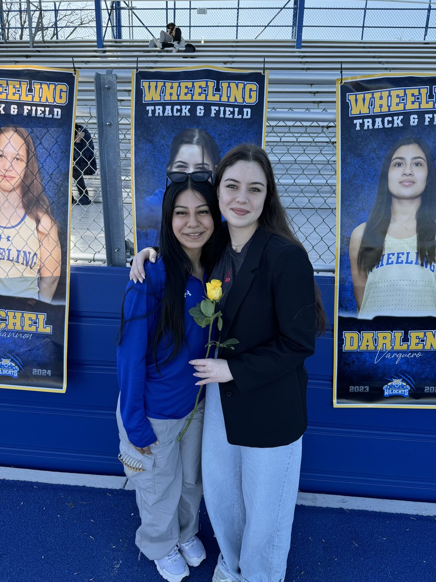 On Tuesday night, we celebrated our Girls Track and Field Seniors! Thanks for all the investment and the incredible way you represent @Wheeling_Cats! Proud of and grateful for you and your coaches. #TheWheelingWay #makeitmatter