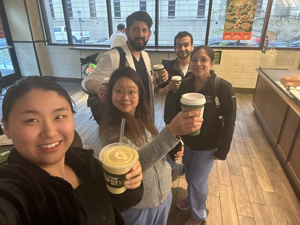 Another episode of 'Cram into Dr. Chowdhury's Car' post-grand rounds, featuring the latest batch of fellows lazy to walk! And, as tradition demands, a coffee feast on Dr. Chowdhury's dime! Cheers to our caffeine benefactor!☕️🏎️🥂 #maserati #clinic #fellow