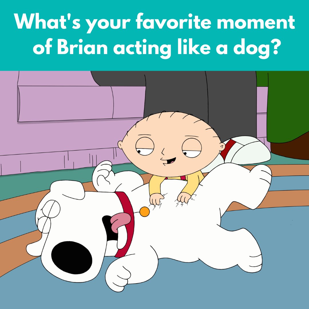 it's #nationalpetday & i'm celebrating 22 seasons worth of brian 🦴 what's your favorite moment?