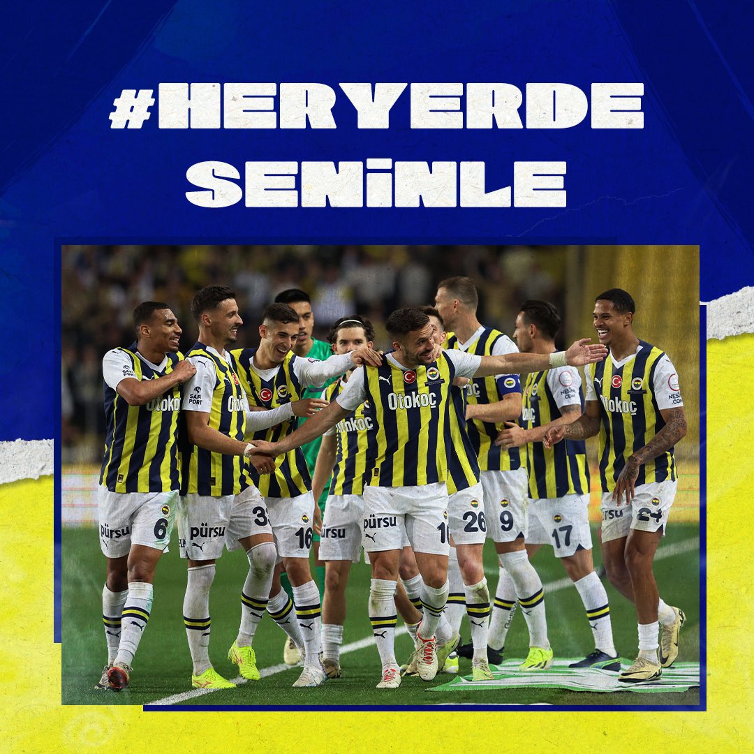 #UECL Çeyrek Final ilk maçında Olympiakos karşısında başarılar @Fenerbahce! 💪 #HerYerdeSeninle #OLYvFB