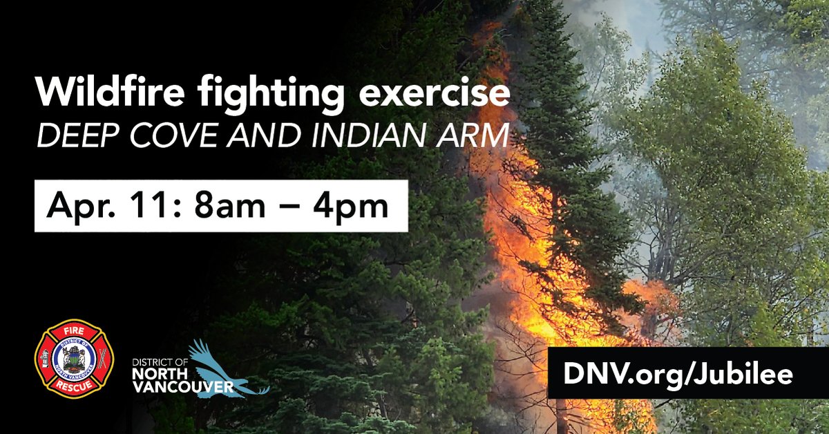 🚨Heads up!🚨 @DNVFRS are hosting a full-scale exercise to help coordinate and execute a multi-agency response to a hypothetical wildfire scenario. Don't be alarmed if you see firetrucks, boats and helicopters in Panorama Park today. 🚒Learn more: bit.ly/3Q1YGfR
