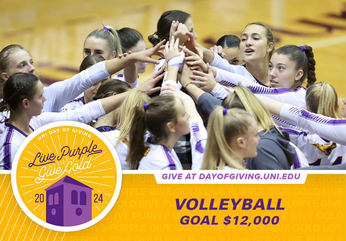 💜 Get excited! #LivePurpleGiveGold is today! Your gifts make an incredible difference in the lives of our student-athletes! 👉 Learn more or make your gift at givecampus.com/re1tu9 #EverLoyal #1UNI