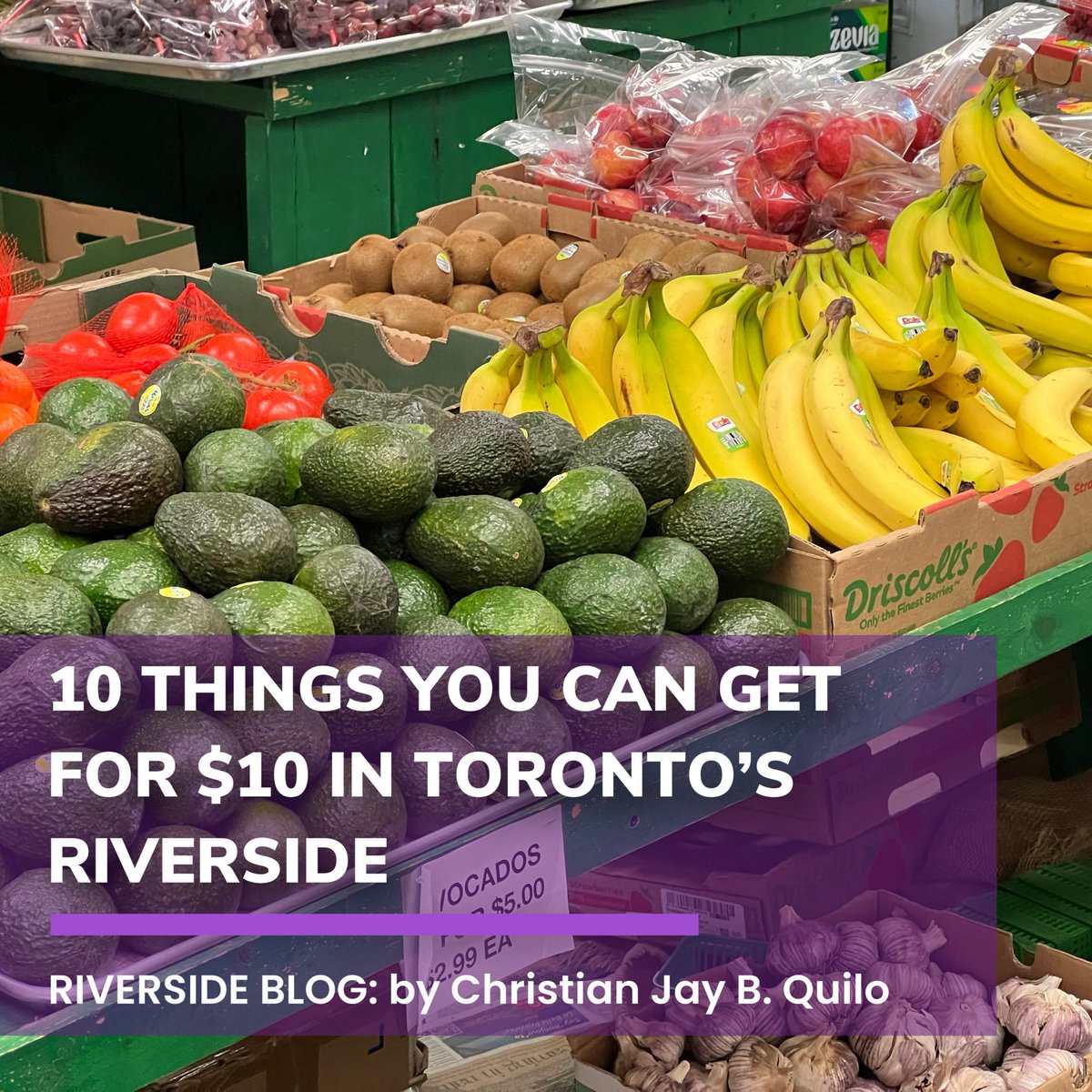 In a big city like TDot, $10 might not seem a lot. But in Riverside, a charming neighborhood lined with delicious eats and independent shops, you’d be surprised. Head over to the blog to read more!

Find full blog 🔗 in bio

#riversideto #torontoeastenders #10dollarschallenge