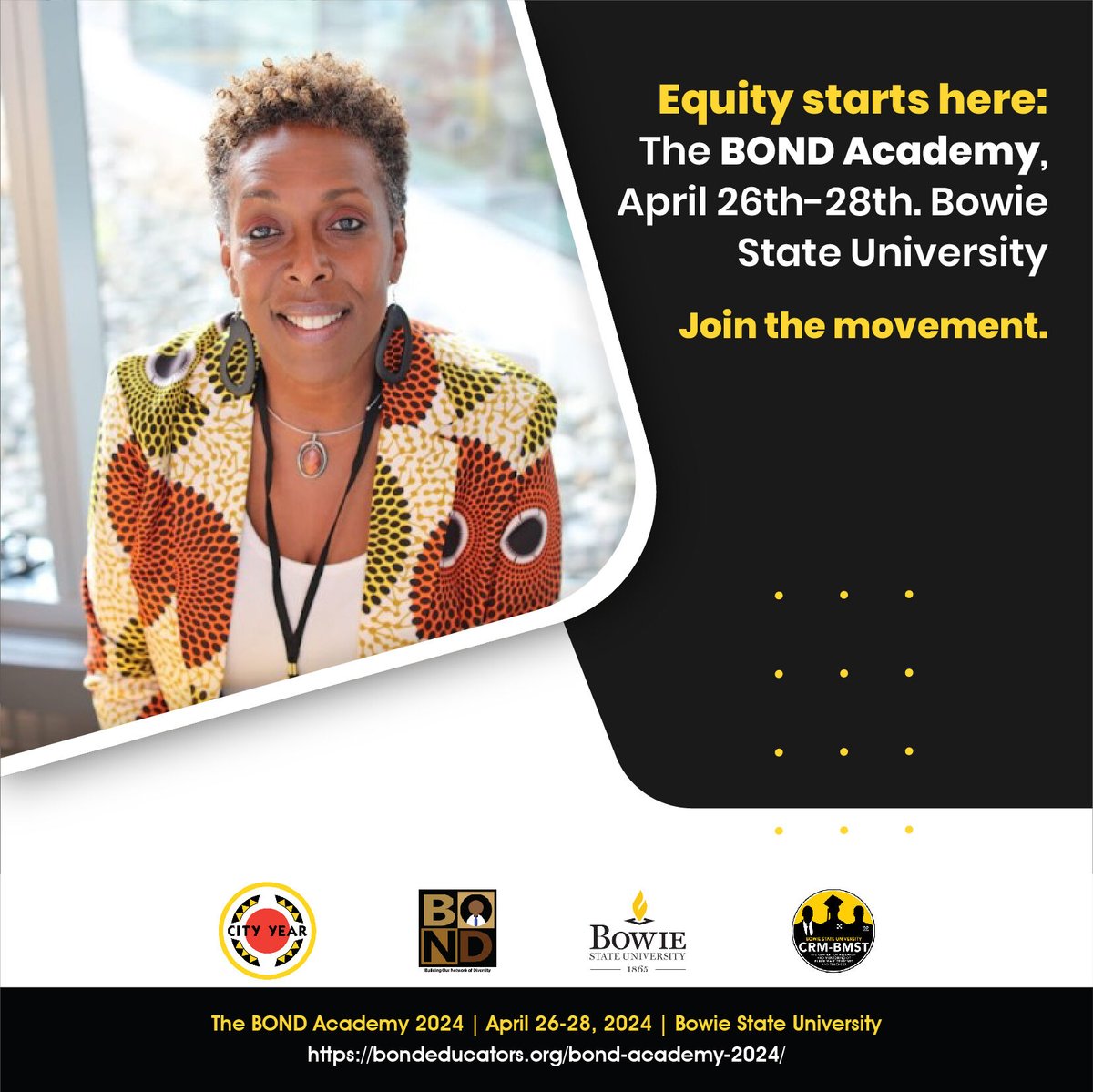 Prepare to be inspired, empowered, and transformed at The BOND Academy, a dynamic gathering of educators, leaders, and advocates committed to driving equity and excellence in education.

Register Today:🌐 bondeducators.org/bond-academy-2…

#blackisbeautiful #blackunity #blackandproud