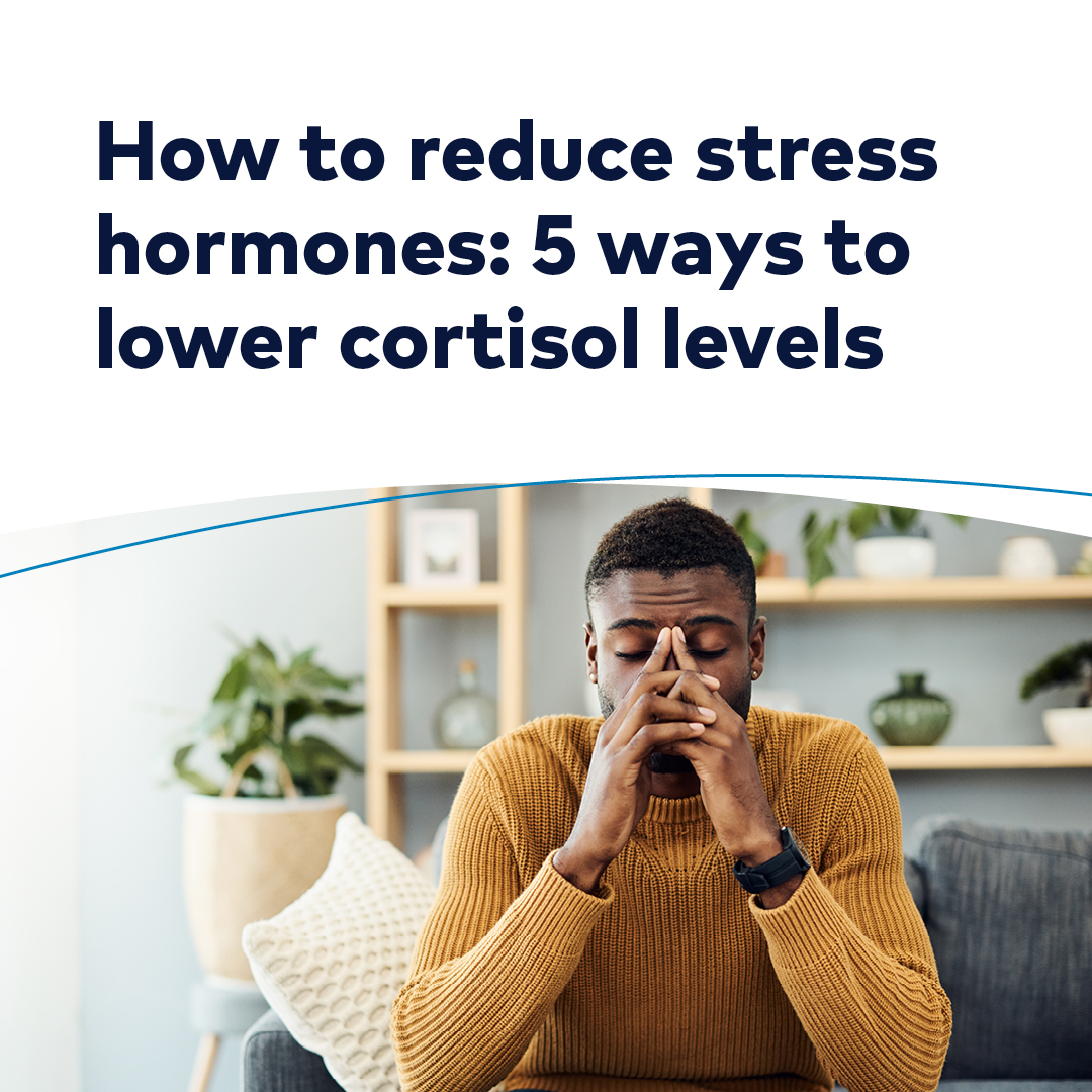 If you’re feeling more stressed than you were a few years ago, you’re not alone. Take charge of your mental and physical health by understanding stress and learning five ways to reduce cortisol levels: bit.ly/3PXD30g #HealthierTomorrows #StressRelief