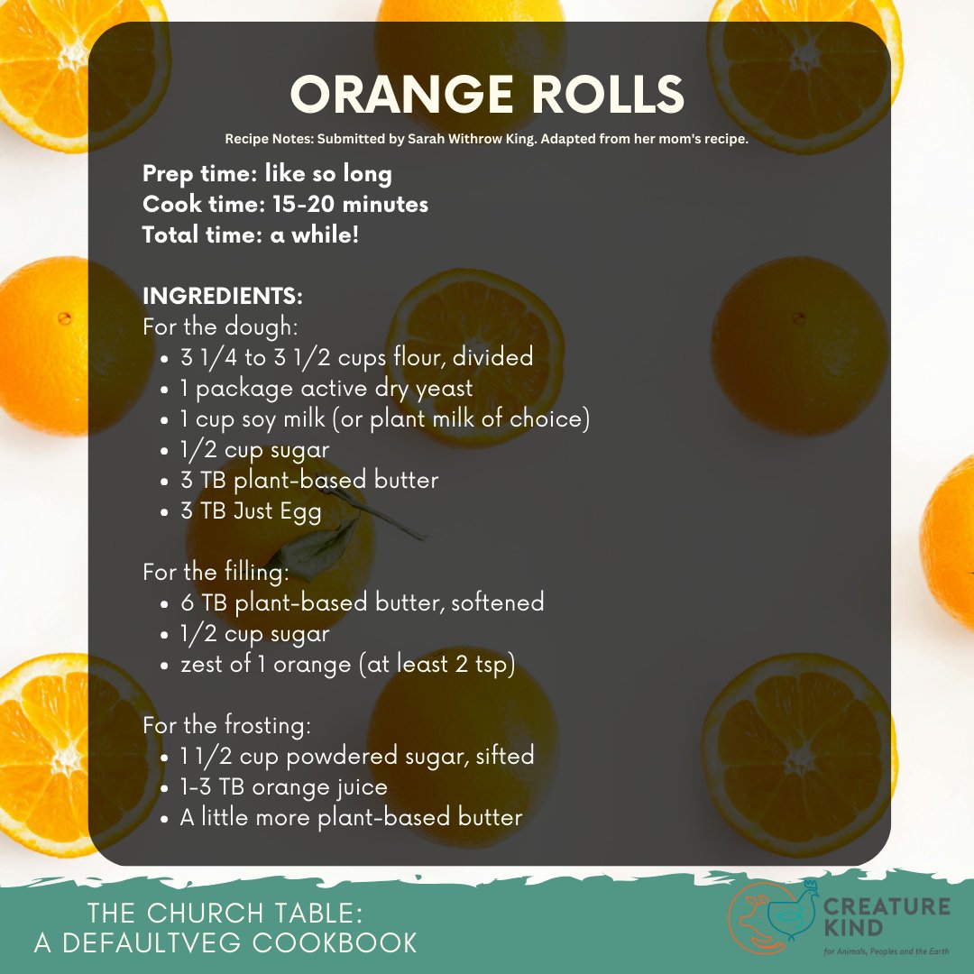 BeCreatureKind's tweet image. At CreatureKind, we know how much food matters, and so does our community.  ⁠
⁠
⁠"The Church Table" cookbook is a collection of our favorite vegan recipes sourced from our global community.
Get your free copy here: tinyurl.com/3fxawepd