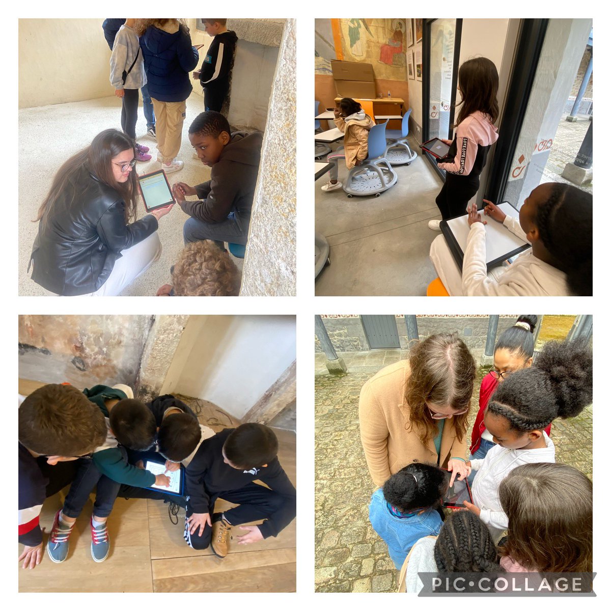 Emmanuel_Laot's tweet photo. Guingamp (22). 🗣️Médiations innovantes des 👩🏼🎓👨🏽🎓du Master 1 de l’atelier patrimoine @LeCnam_Inseac 👉#EAC & patrimoine de proximité sur l’ancienne prison 🏛️ @Ville_Guingamp avec la « classe en architecture » de l’école J. Ferry de Pontivy et le logiciel #PegaseLab 🙏🏻@canope_22. https://t.co/jztrfq1HRj
