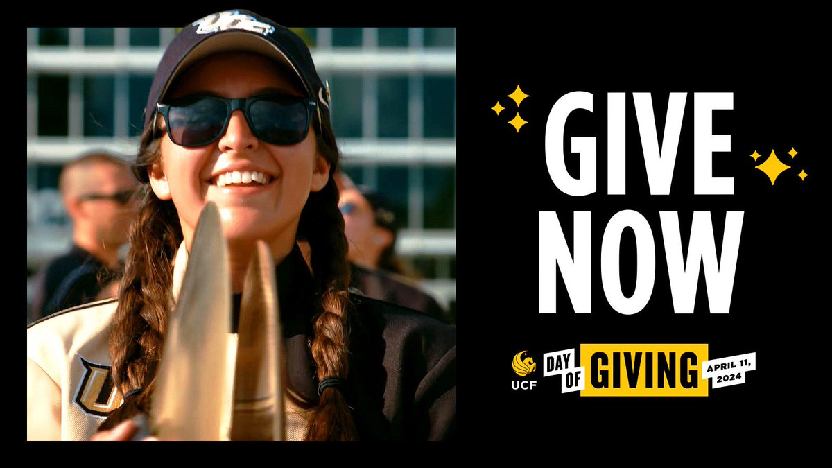 It's #UCFDayofGiving! Support #SGHMI and #UCF by 11:59pm ET. Your generosity fuels student success, innovative research, scholarships and cutting-edge resources. Donate Now: buff.ly/3G9uTx0