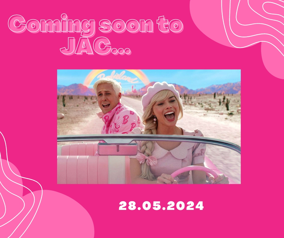 HEY BARBIES - BOOK NOW! 🩷 Don't miss another chance to catch the movie phenomenon - BARBIE - on the big screen during May Half Term at JAC - book your £5 tickets soon! artscentre.je/whats-on/barbi…