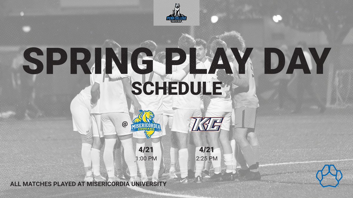 Looking forward to our Spring Play Day at Misericordia University! #destructionzone #goonyouPCTwildcats #d3soccer #d3soc