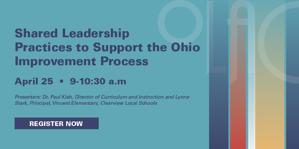 2 weeks from today, join our 2023 OLAC Outstanding District Award recipient, Clearview Locals Schools. Hear from @PaulKishEdu and @lstark25 on April 25 for Shared Leadership Practices to Support the Ohio Improvement Process. Register now➡️bit.ly/4aiRow4