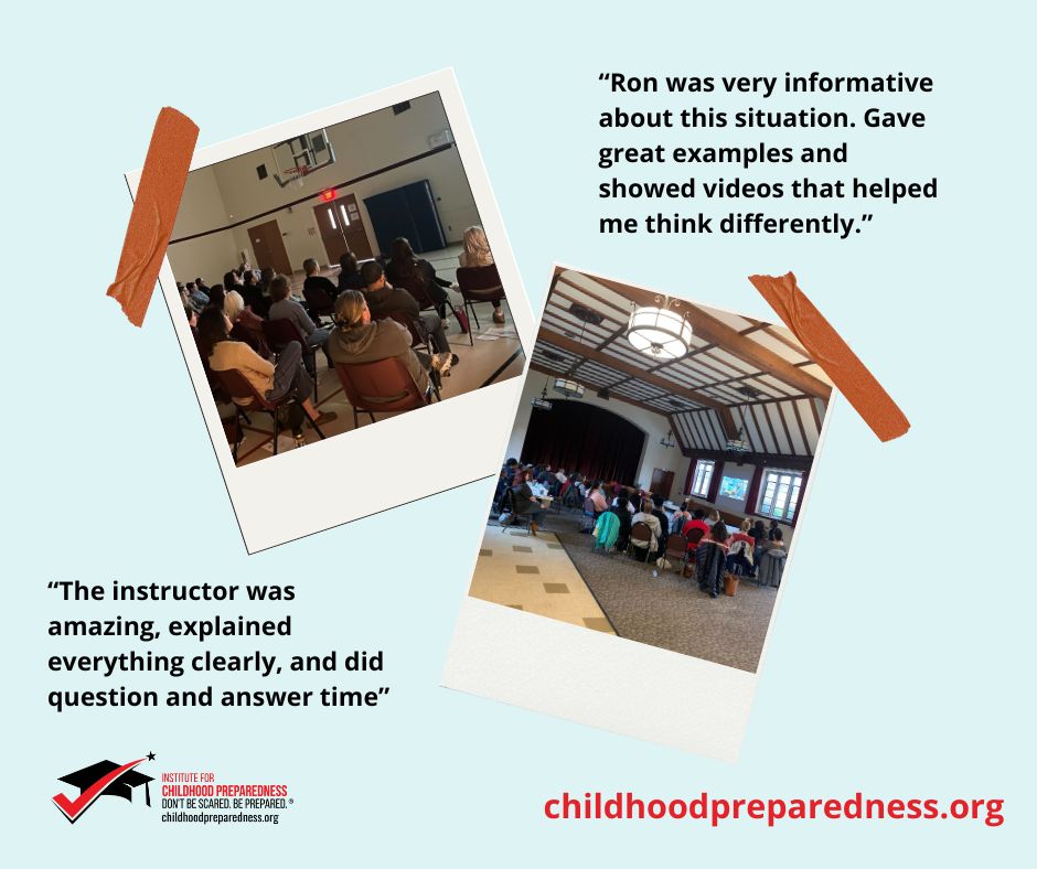 Schedule your training today: childhoodpreparedness.org/training

#beprepared #getready #childhoodpreparedness
