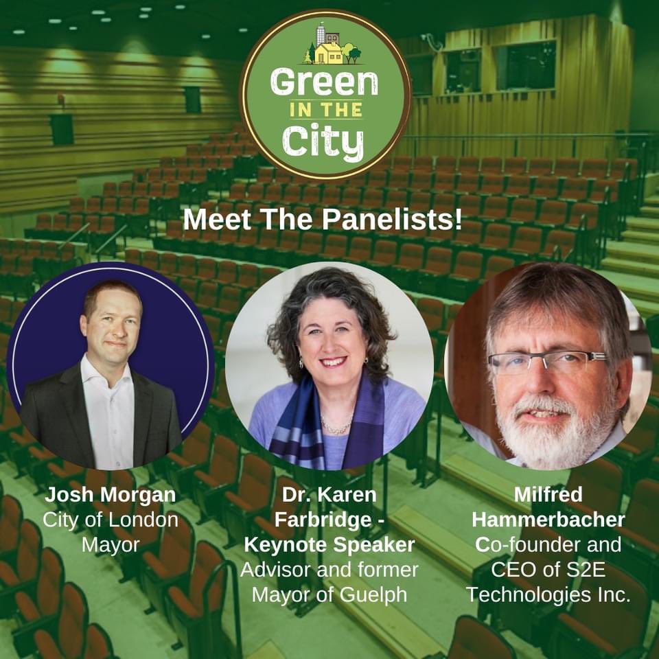 Are you curious about climate change and its impact on our community? 

Join us on Tuesday for the finale of this year’s Green in the City. 

April 16, 7- 8:30 PM (with networking social starting at 6PM)⁠
⁠Wolf Performance Hall

Register: eventbrite.ca/e/green-in-the…