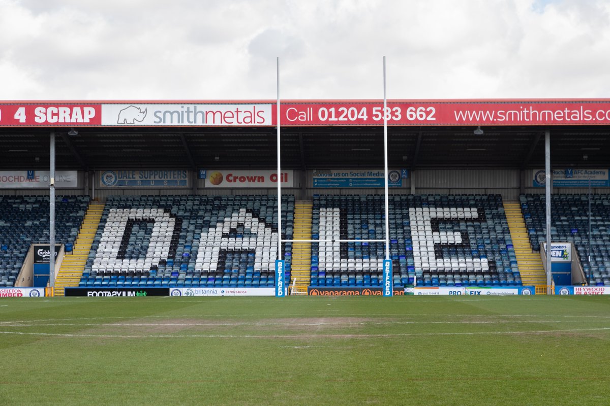Kick-off change ⏰🚨 This Sunday’s Betfred League 1 fixture between Rochdale Hornets and @ThunderRugby will now kick off at the later time of 4pm. Read more ➡️ pulse.ly/vxqb0a4i0y