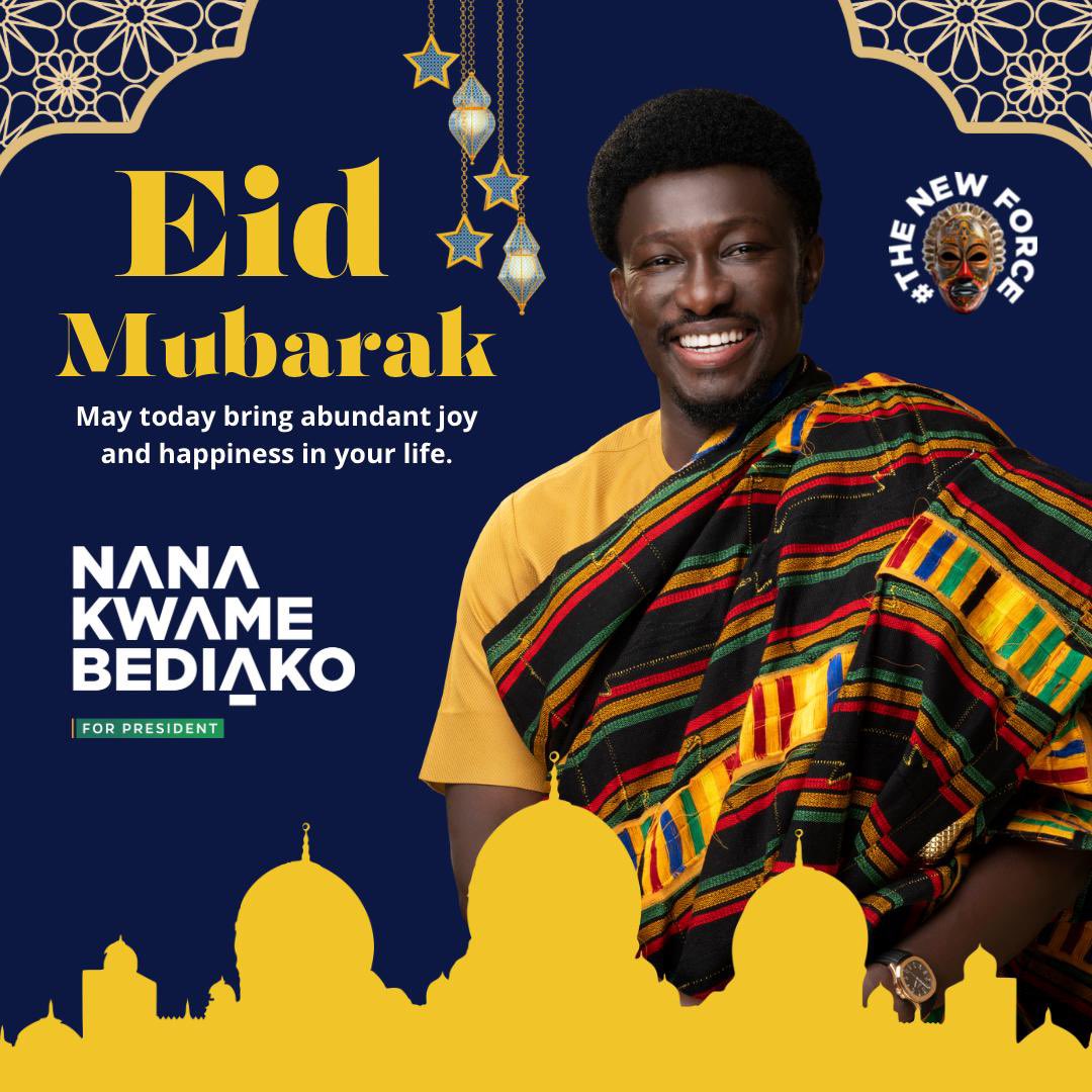 OsagyefoNKB's tweet photo. Happy Eid to you and your family. May this special day bring peace, and joy. #thenewforce https://t.co/0vuLyhjTfR