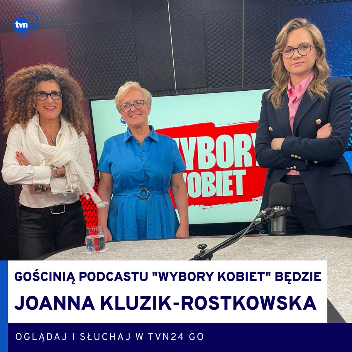 Zapraszamy na nowy odcinek podcastu #WyboryKobiet dziś o 19.00 w TVN24 GO. Gościnią @arletazalewska z @FaktyTVN i @AlexPawlicka z 'Newsweeka' będzie posłanka @joannakluzik (KO). 🔗 tvn24.pl/go/programy,7/…