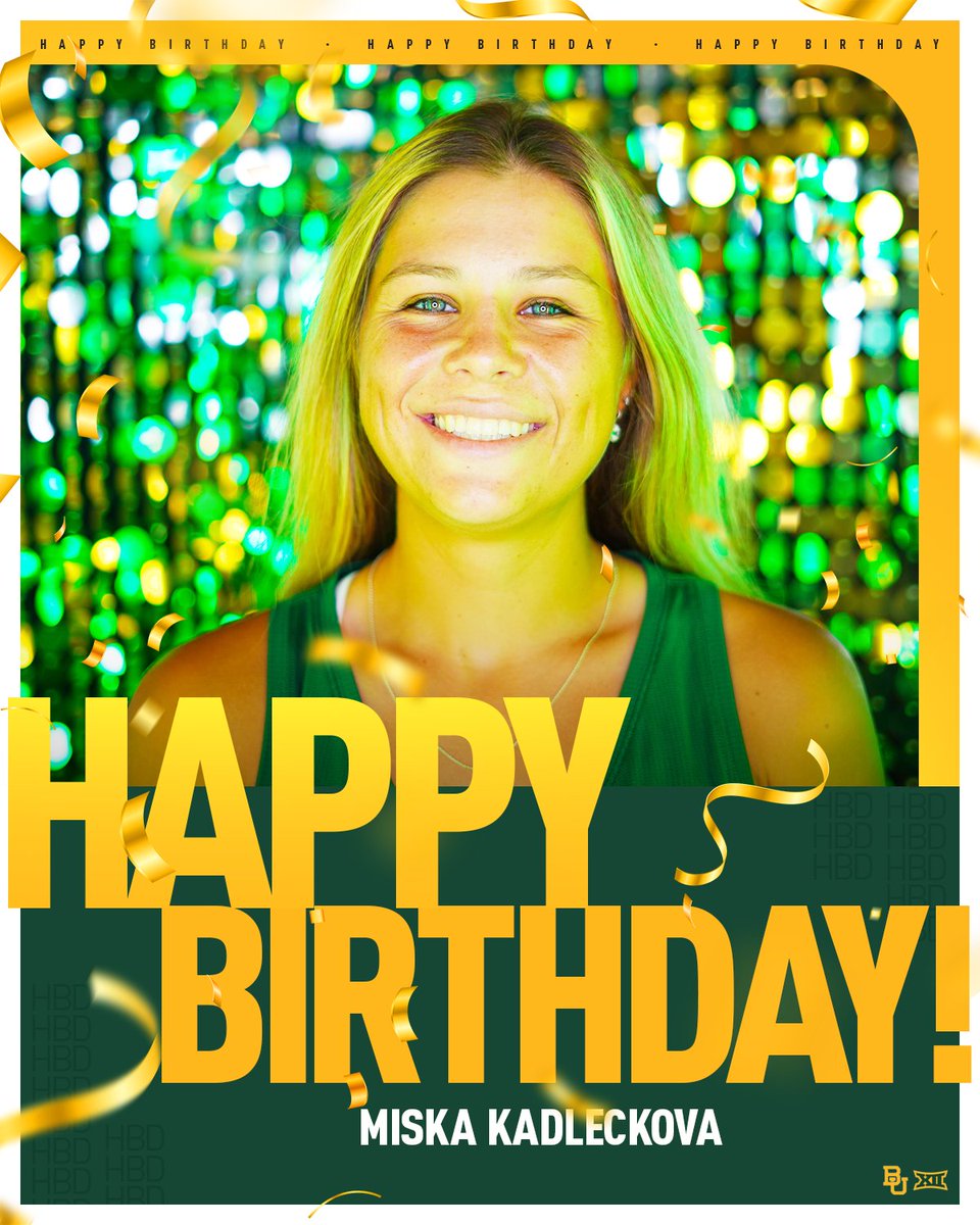 Happy birthday to Miska!! 🎉🎉We hope you have a great day! #SicEm 🐻🎾