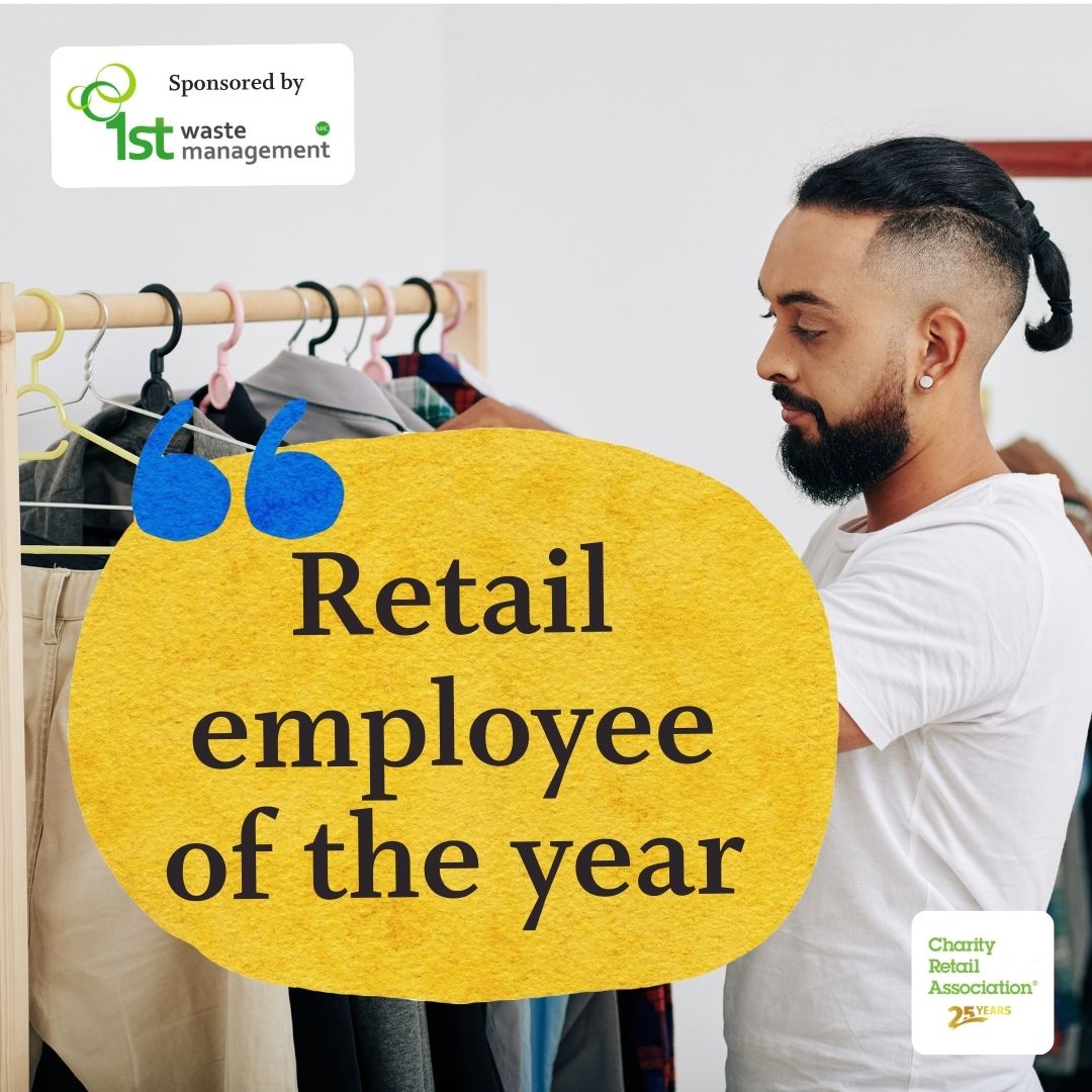 The Retail Employee of the Year Award recognises the work of an exceptional charity retail employee over the past year. 🛍️ Nominate your retail employees by 22nd April, here: charityretail.org.uk/retail-employe… #CharityRetailAwards #CharityShops #CharityRetail