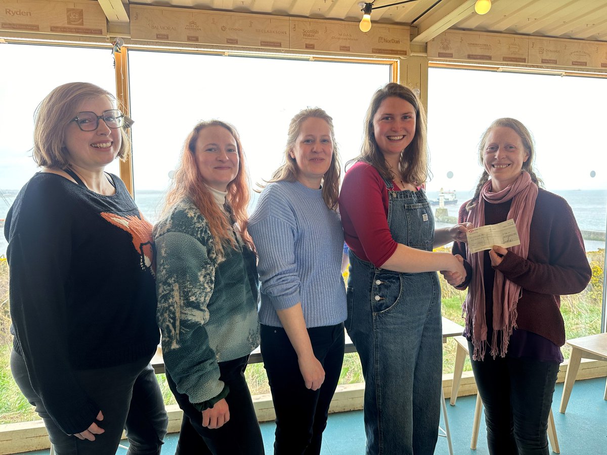 Joseph Robertson continue to support @greyhopebay with a £500 donation to help with phase 2 of the project. Our Head of CSR met the team @greyhopebay to hand over the cheque and join the 2nd Birthday Beach Clean