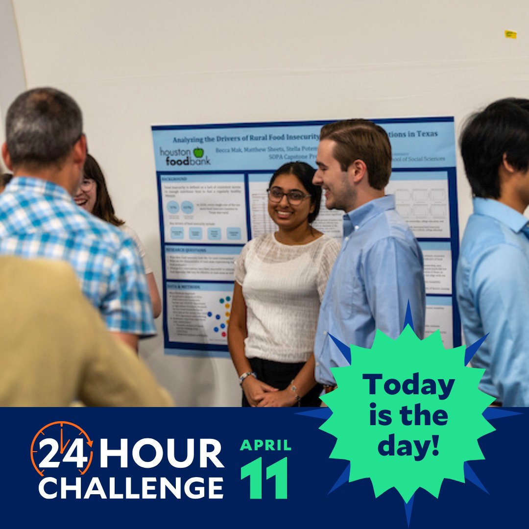 24 hours. 100% all in for @RiceUniversity. Make your 24-Hour Challenge gift to the School of Social Sciences Dean's Discretionary Fund, and help support our talented students: givecampus.com/67o3ge #RiceSocSci #ShapingTheFuture #1Day1Rice @RiceAnnualFund
