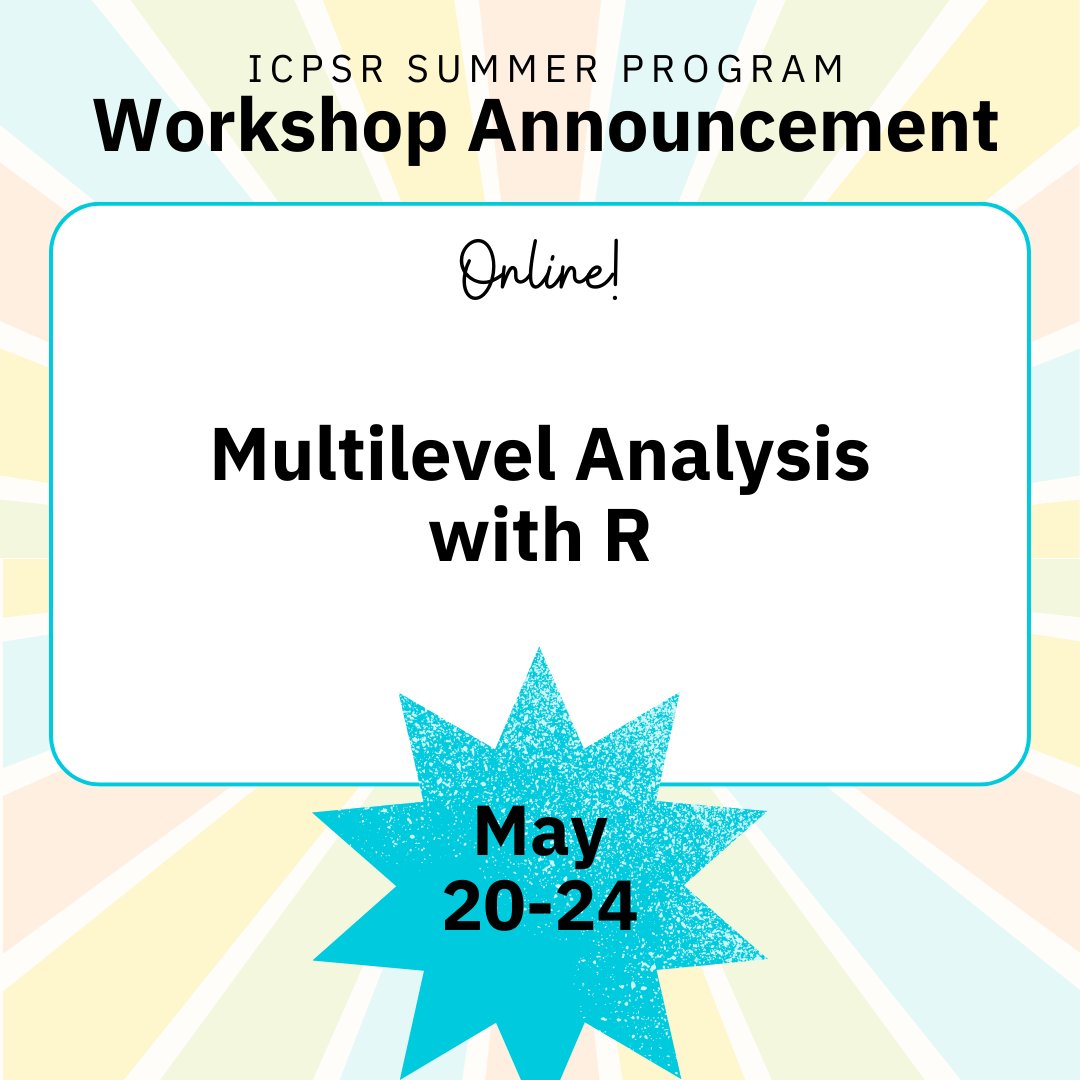 Navigate the whole roadmap of multilevel analysis, from setting up and identifying data structures, to interpreting and visualizing results. Examine individual characteristics of data and how they interact as a group! myumi.ch/egkmJ