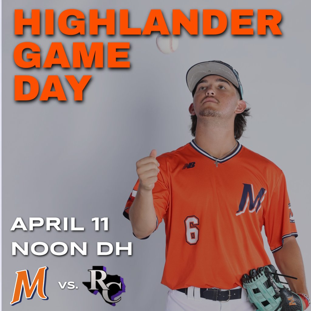 The Highlanders and Rangers will finally take the field at noon today at Bosque River Ballpark! #GoLanders #ContinuingTheLegacy