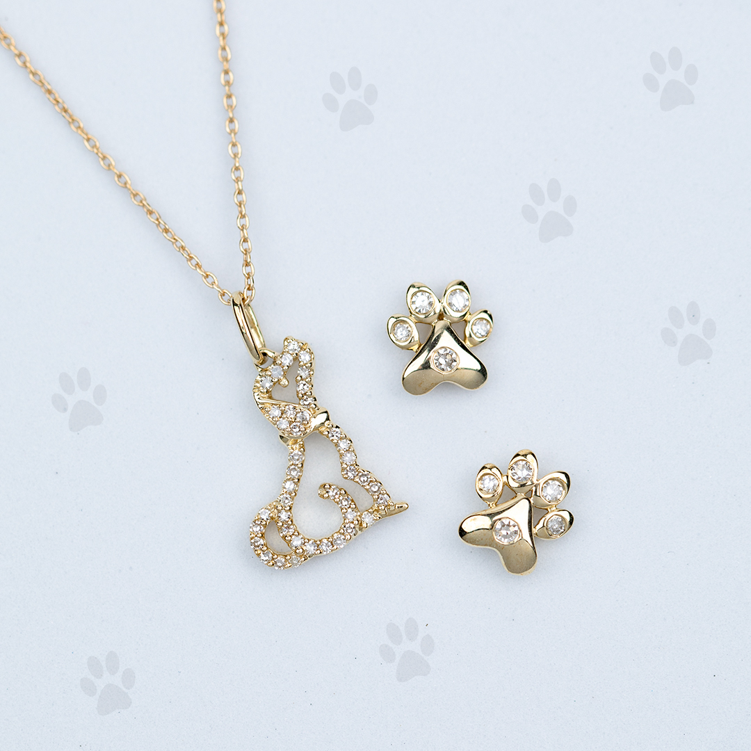Add a touch of sparkle to your style with these charming, pet-inspired jewelry pieces. 🐾✨ Happy National Pet Day! #PetLovers #nationalpetday #petsagram #animallovers #ASHI