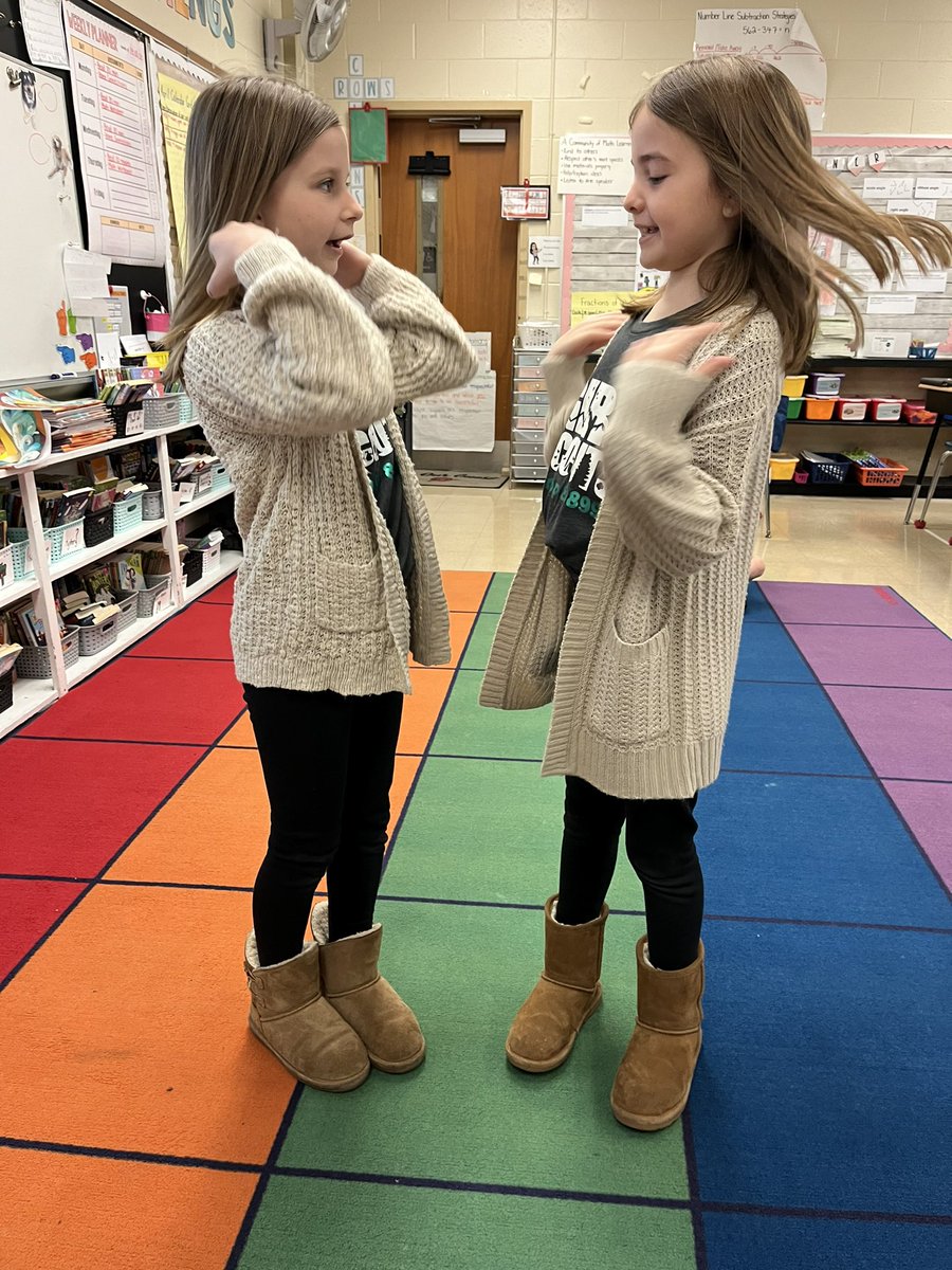 We love matching with our friends 😊