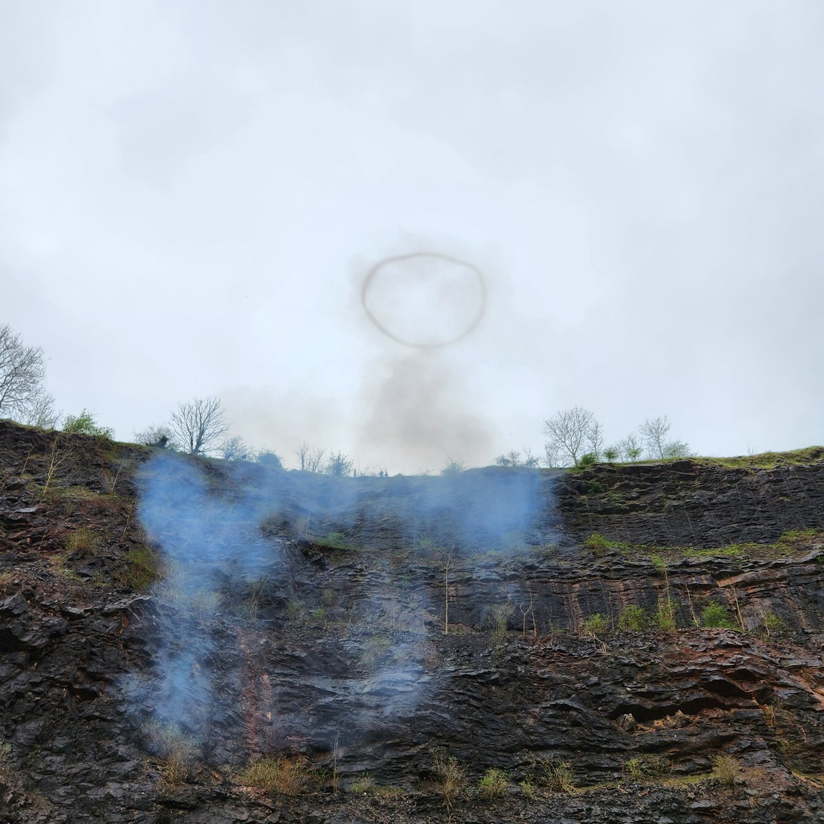 Not to be outdone by Mount Etna, our very own Lords of the Rings at Broadmead Range sent this unusual sight up into the Somerset skies!

#ExplosiveRange #ResearchAndDevelopment #BroadmeadRange #AlfordTechnologies