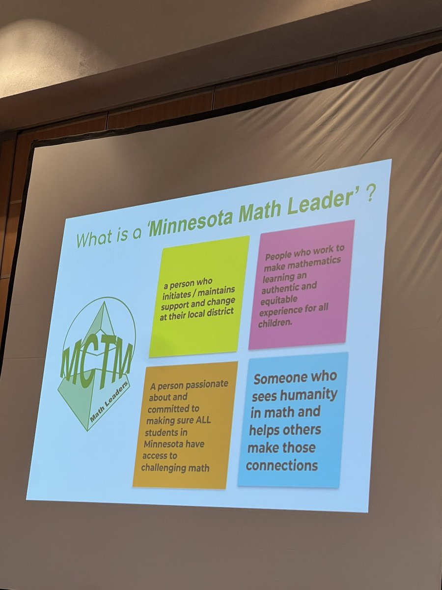 Is this you? It is probably you. 

<a href="/mctmCONNECT/">MCTM CONNECT</a> <a href="/mctm_mn/">MCTM</a> #mctmduluth 

Join the MN Math Leaders PLC. Ask me about it.
