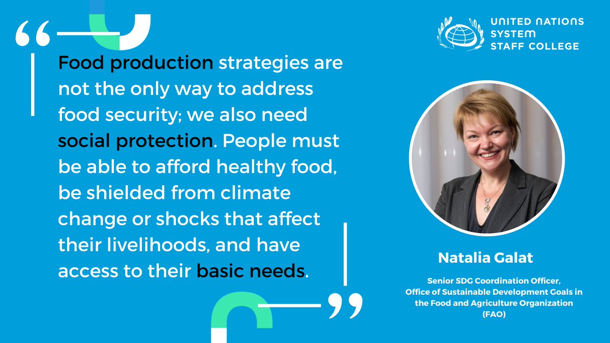Special thanks to our speaker @nataliagalat who discussed the interlinkages between climate change and agrifood systems with the participants of the “The Paris Agreement on Climate Change as a Development Agenda” online course. There’s no climate action without agrifood systems!