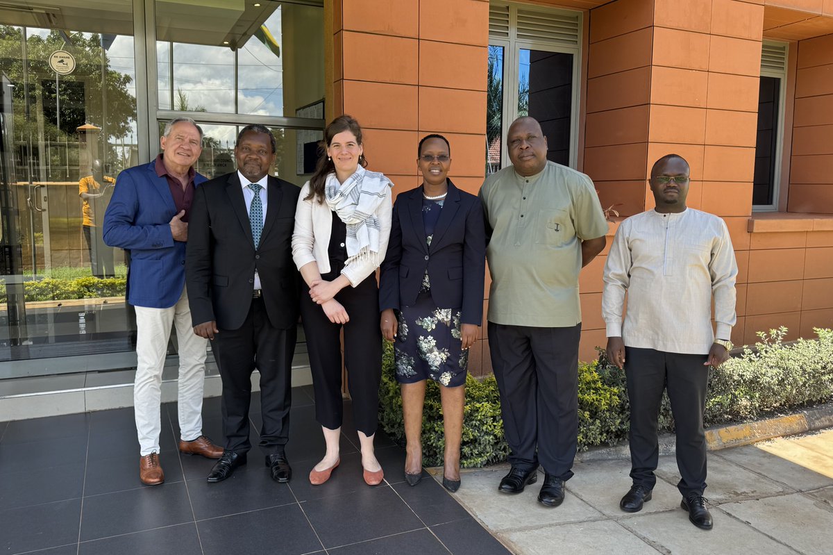 IUCEA, Executive Secretary, Prof. Banyankimbona @bagcaporal ,welcomes a delegation of KfW at the IUCEA HQ.The delegation was led by Nina Jantos, the KfW Portfolio Manager and Stephan A. Neu, a consultant. Delegation & @iucea_info discussed EACSP activities and implementation.